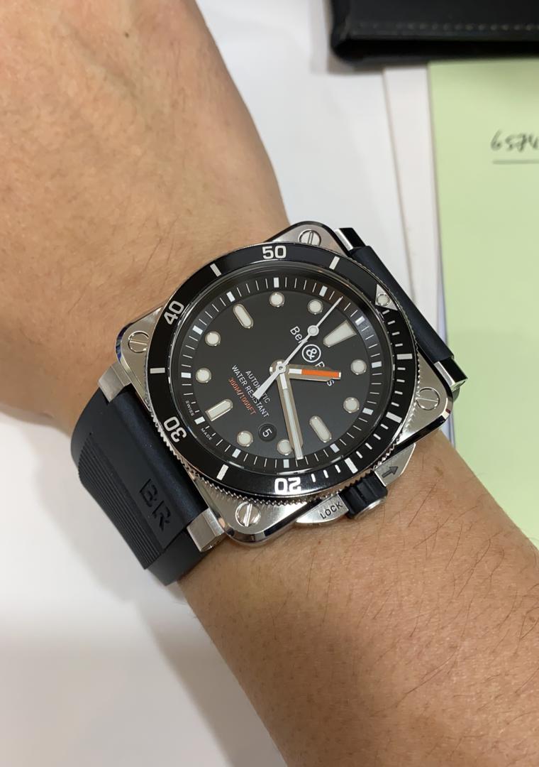 Pre-used BR 03-92 Diver powered by calibre BR-CAL.302, black dial