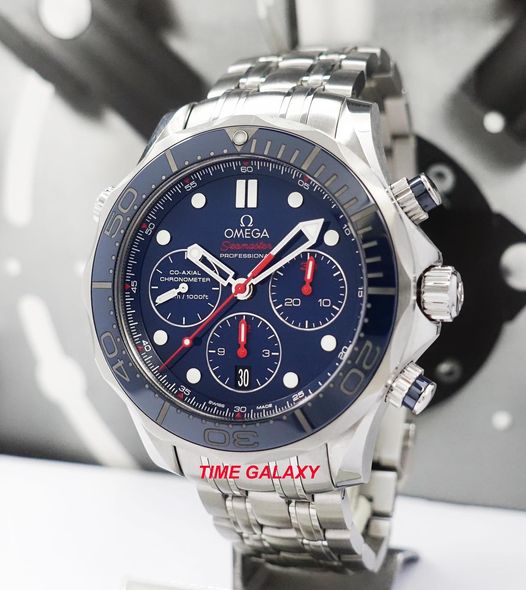 Authentic Pre-Owned Omega Seamaster Diver Co-Axial Chronograph 212.30.44.50.03.001 Watch